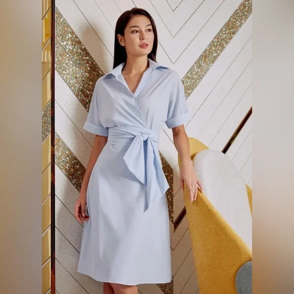 love bonito silk dress Satin Drape Boat Neck Dress